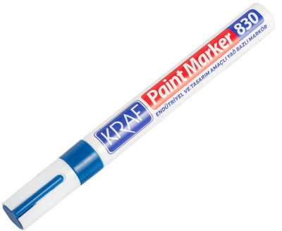 Kraf Paint Markör 830 Mavi Kraf
