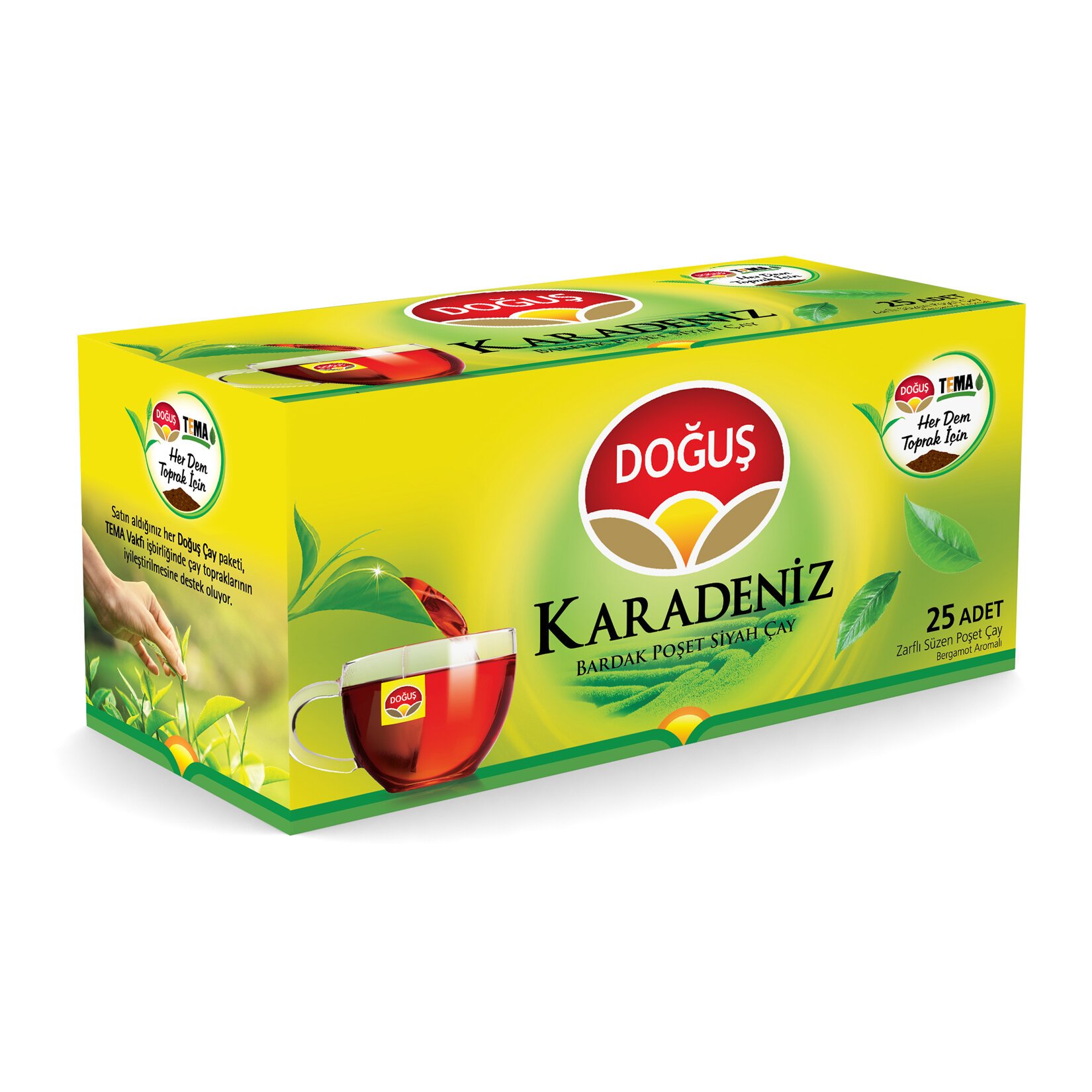 Doğuş Karadeniz Bardak Poşet Çay 25'li 50 G Doğuş