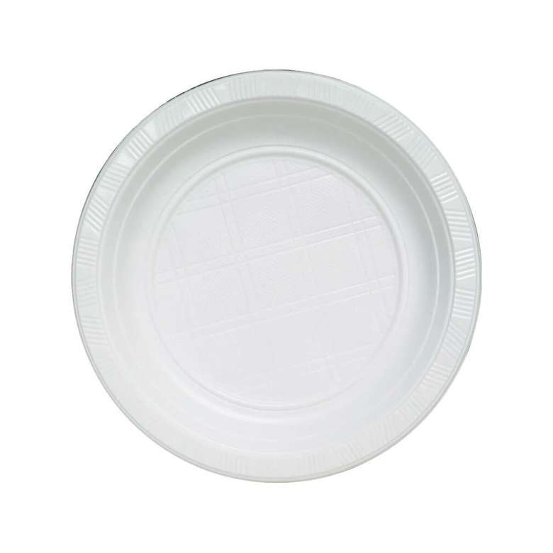 Plastik tabak 17 cm 100 adet