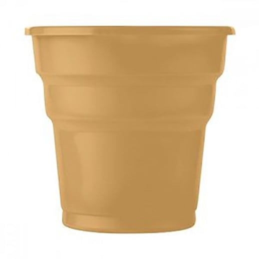 Gold Plastik Bardak - 5 Adet