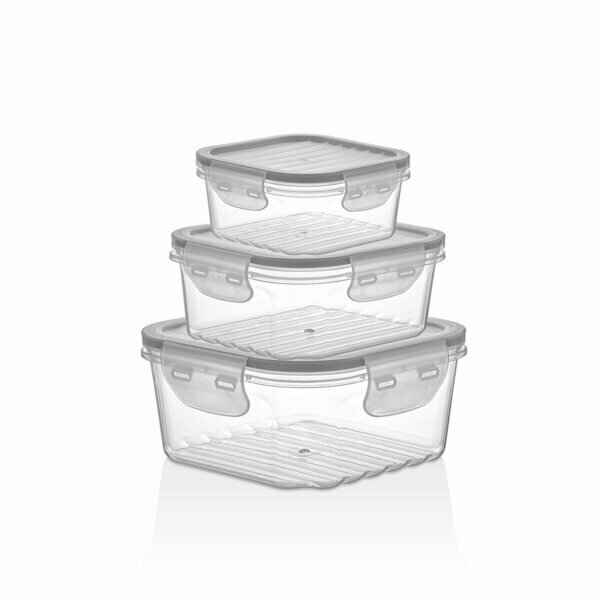 Quick Sızdırmaz Saklama Kabı Set  3 lü