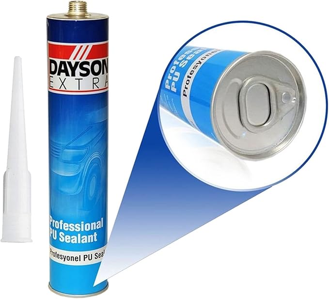 Badem10 Dayson Poliüretan Pu Mastik Siyah Genel Amaçlı Silikon 280 ML