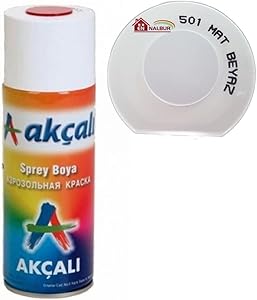 Akçalı Sprey Boya 400 ml 501 Mat Beyaz