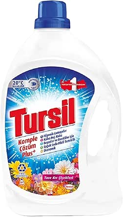 Tursil Matik Komple Çözüm Plus Jel Sıvı Çamaşır Deterjanı Kır Çiçekleri 33 Yıkama