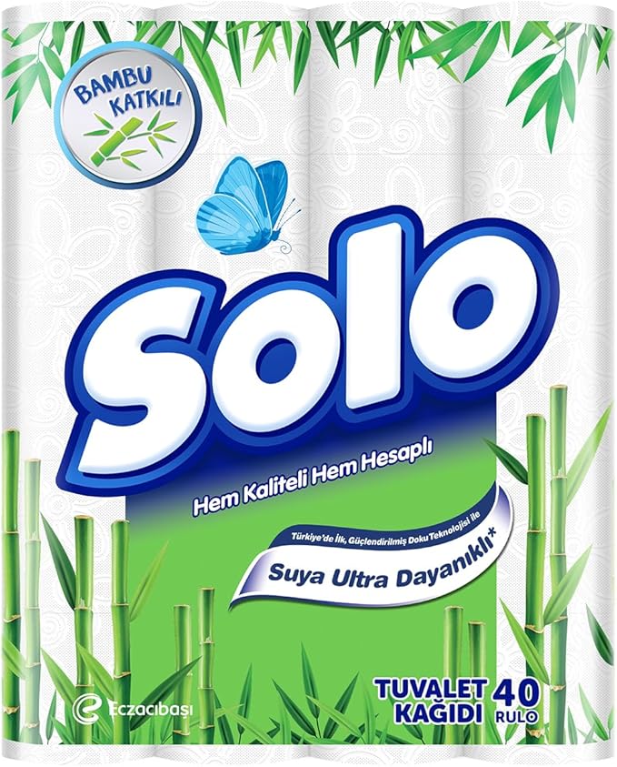 SOLO Bambu Katkılı Tuvalet Kağıdı 40’lı