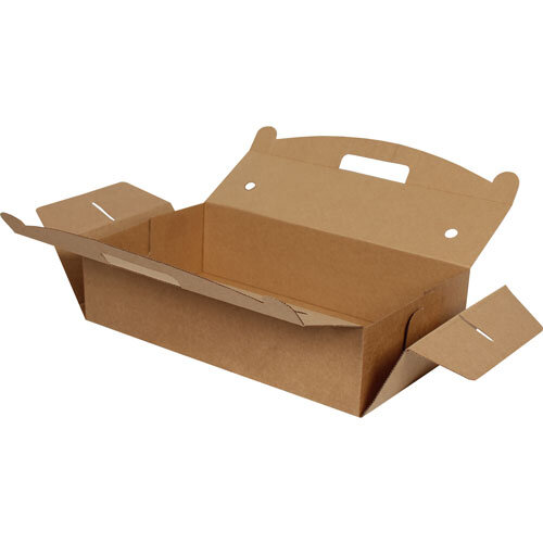 40x21,5x10cm  Lahmacun Kutusu - Kraft 100 lü